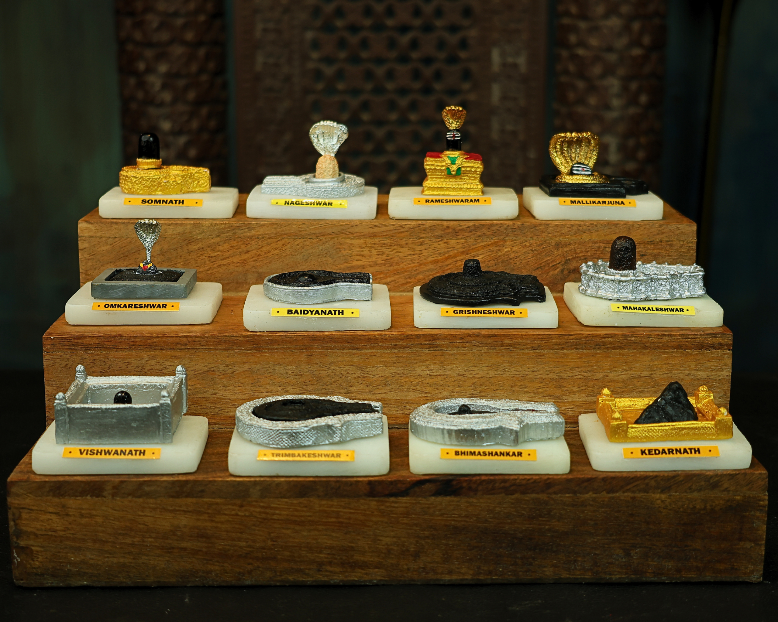 17 12 jyotirlinga replica miniatures - Image 1
