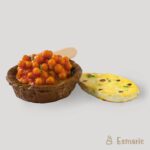 Chole with Kulcha Miniature Fridge Magnet - Image 4